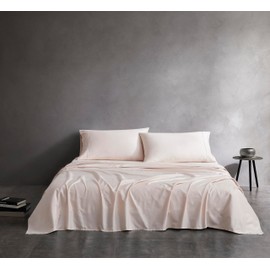 Linen Closet Smart Sleep 4-Piece Sheet Set with Graphene Carbon Technology, King, Blush