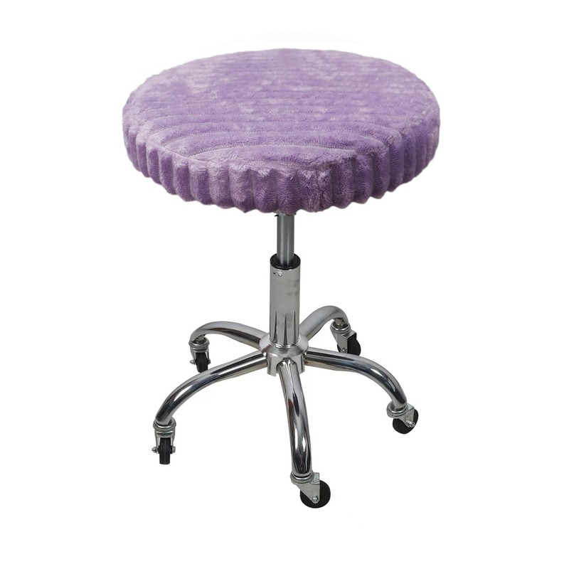 Shukii Stool Covers - 2 Pack Soft Slipcover with Elastic