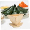 KICHOUSE Wooden Food Molds Rice Dumpling Molds Set Handmade Simple