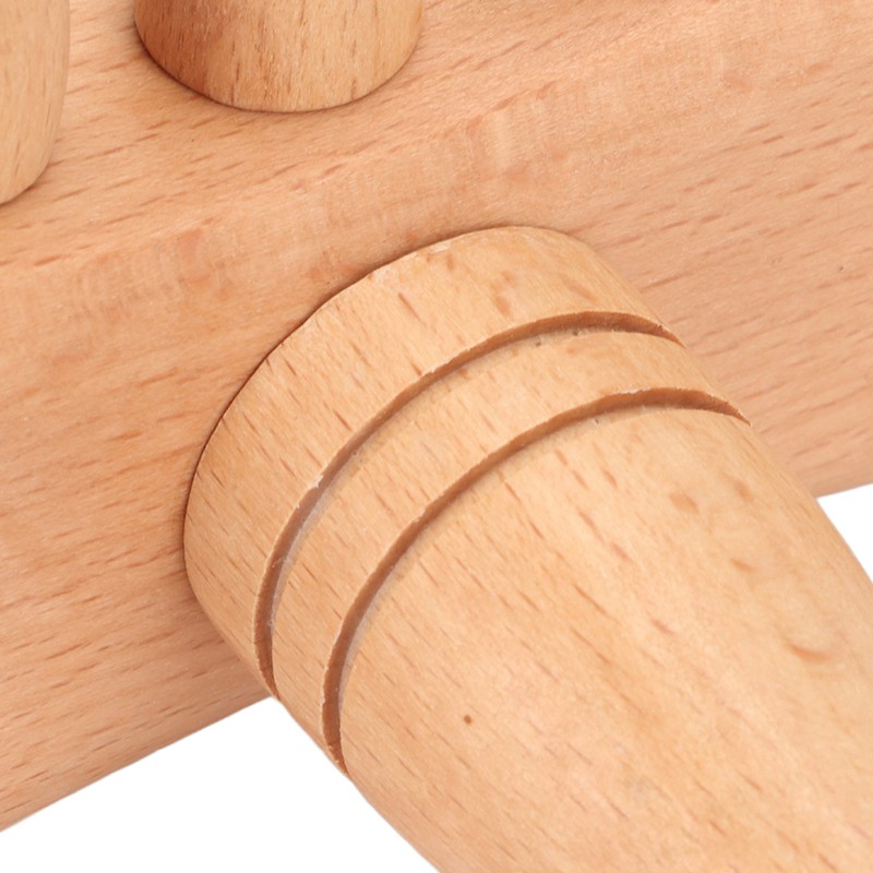 Wooden Gua Sha Tool Portable Rounded Edges Wood Scraping Massage