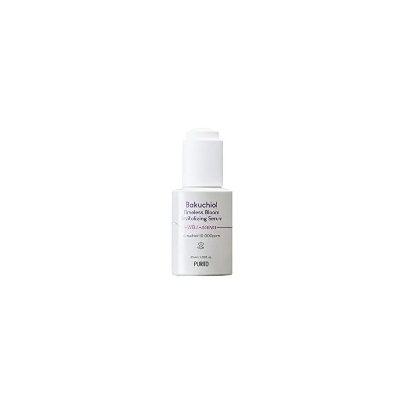 PURITO Suero revitalizante Bakuchiol Timeless Bloom, 30 ml/1,01 fl. oz.