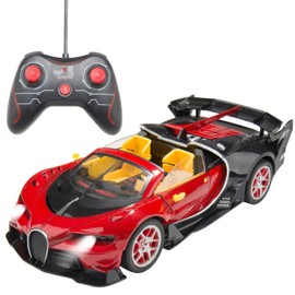 ECCRIS Remote Control Sports Car Super Racer with Open Doors Kids Christmas Toy Gift