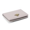 portafolios pequeña para mujer, con bloqueo RFID, bolsillo doble, delgada,