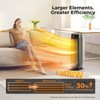 BREEZOME Space Heaters for Indoor Use, 1500W, with Thermostat, 24H