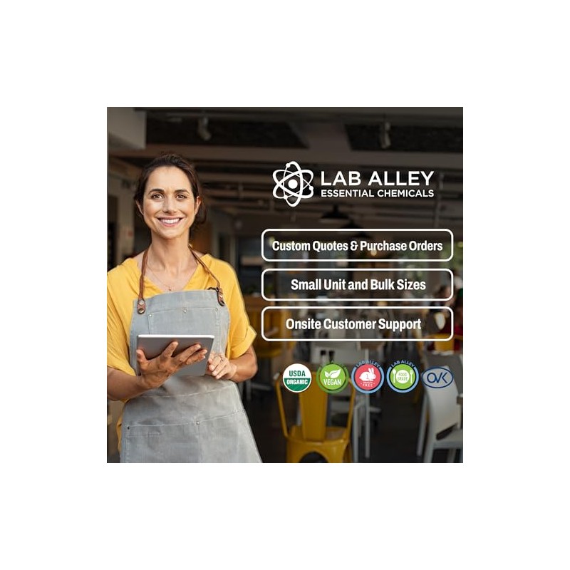 Lab Alley Hydrogen Peroxide 6% (Stabilized), Lab Grade, Ideal for