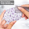 CameCosy Beats Studio Buds Case with Small Purple Flower Pattern,