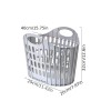 Foldable Laundry Hamper – Large Clothes Basket, Portable Laundry Storage