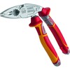 NWS 1096-49-VDE-200 3k VDE Ergo-Combi Plier, Silver/Red