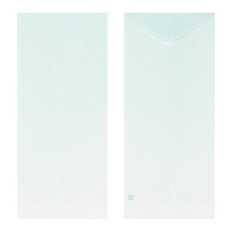 Midori Envelope 20428006 Volume Washi Flower Dust Pattern