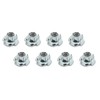 Design61 8x Drive-in Nuts M10 x 12 mm with Claws