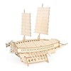 DIY Wooden Model Assembly Kit Mini Tongyeong Turtle Ship YB003
