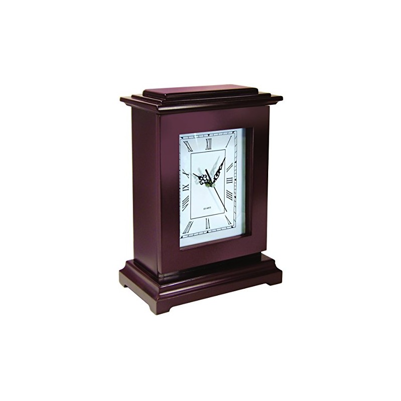 PS Products Ps Concealment Clock - Rectangle, Mahogany (Pack of