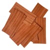 0.4mm Thick Unfinished Padauk Veneer Pack 10cmx20cm (10PCS) for Marquetry,