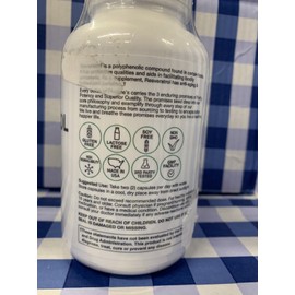 PRISTINE'S Resveratrol 500 MG Anti Aging Antioxidant & Health - 75 Day Supply!