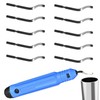 11Pcs Premium Deburring Tool Kit – Durable Handle & Sharp