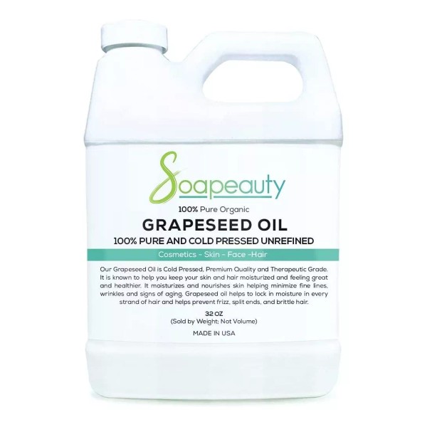 Soapeauty Semilla De Uva Aceite 100% Puro Orgánico Carrier Prensado