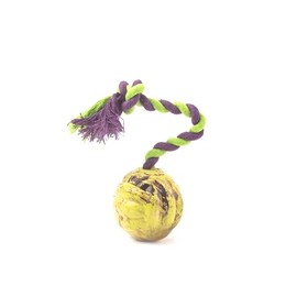 LOS ANDES Rope and Ball Dog Toy, Interactive Puppy Toy for Tug of War, Eco-Friendly Cotton Rope Toys, Medium/Small Dog Breed, Not Suitable for Dogs with Strong Aggressive Chewing