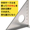 dodtazz Stainless Steel Carpentry Injury Gauge DIY Tool Triangle Ruler
