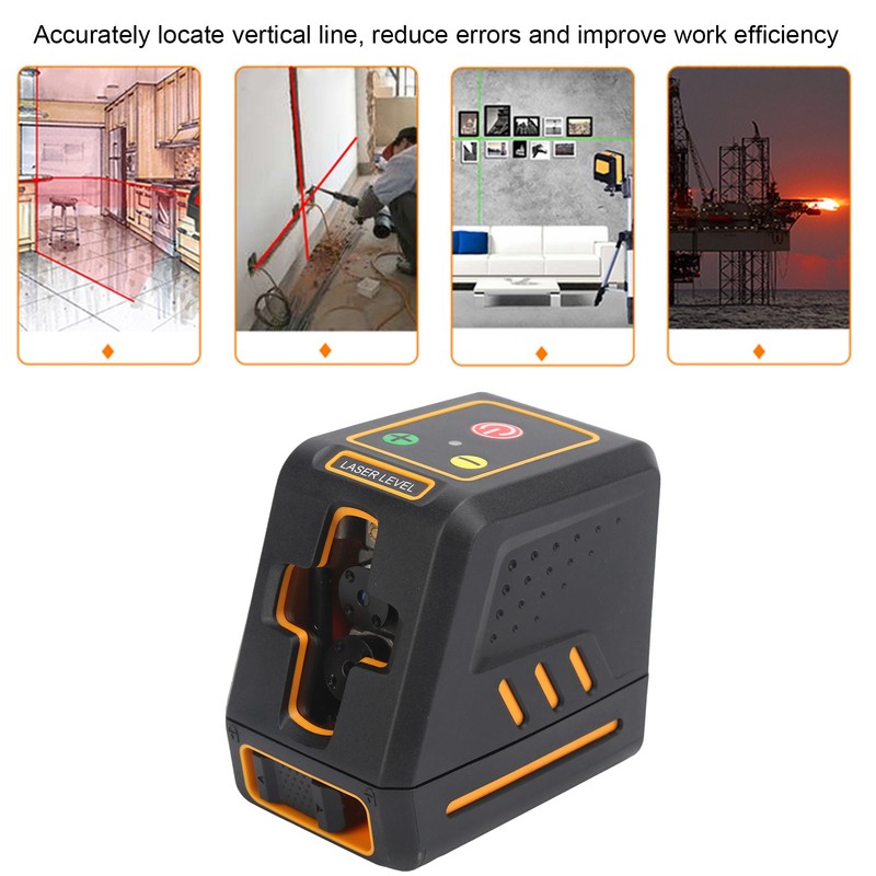 T07 Red Beam Leveling Tool IP54 Portable Mini 2 Line
