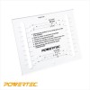 POWERTEC 71412 Cabinet Hardware Drawer Pull Jig Template and Center