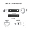 HANCELANT Can Punch Bottle Opener, Manual Stainless Steel Can Opener