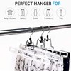Premium Skirt Hangers 2-Pack - Thin Space-Saving Skirt Hanger Set