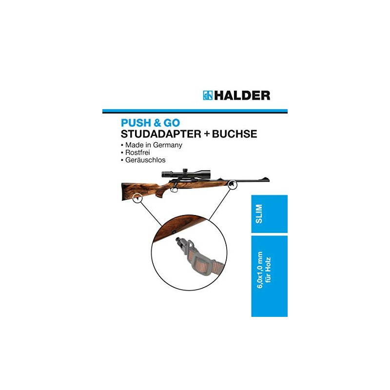 HALDER Unisex - Adult Push & Go Stud Adapter +