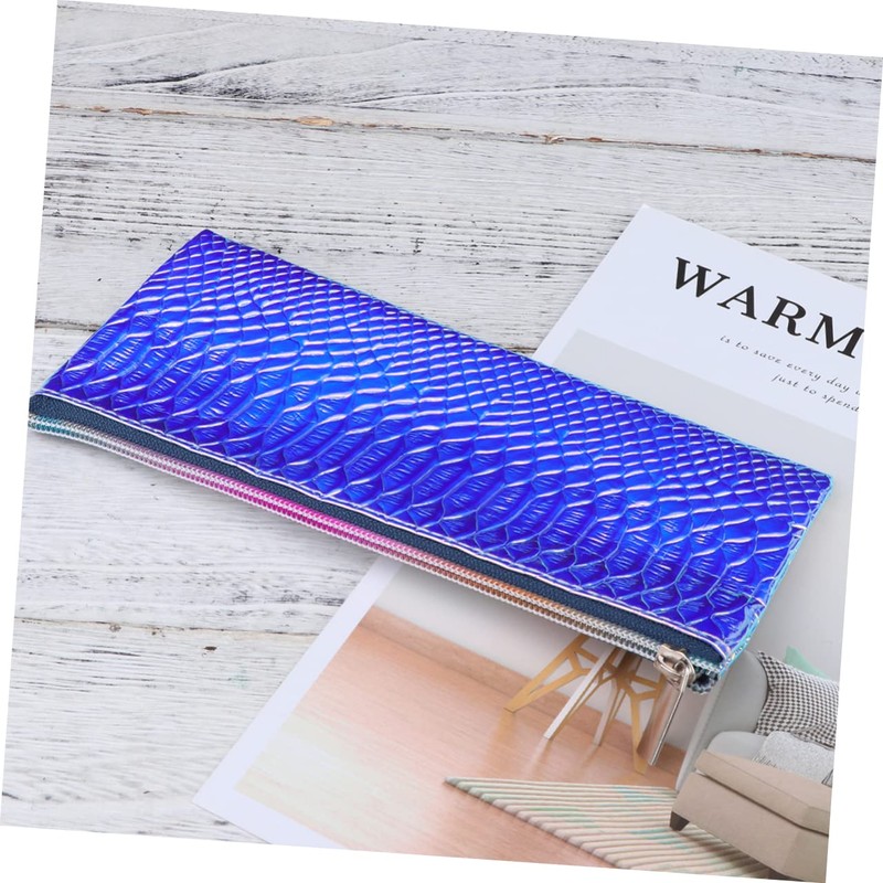 FOMIYES Fish Scale Sequin Makeup Bag Toiletry Bag Travel Tote