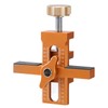 Wisoqu Cabinet Door Jig, 0-30mm Adjustable, Aluminum Alloy, Orange, Cabinet