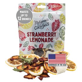 McKinnon’s Dry Craft Cocktails Strawberry Lemonade Polybag Pack | Dehydrated Fruits | DIY Mixology | Infusion Kit | Each Pack Makes Up to 12 Drinks | USA Made