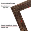 SESEAT 11x14 Picture Frames Rustic Brown Display Pictures 8x10 With