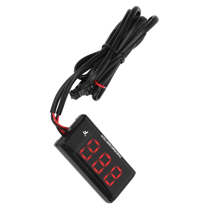 LCD Motorcycle Thermometer Ultra Thin Waterproof Water Temp Meter with