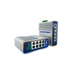 PUSR 8 Ports with 10/100/1000Mbps Gigabit Industrial Ethernet Switch -40°C~85°C