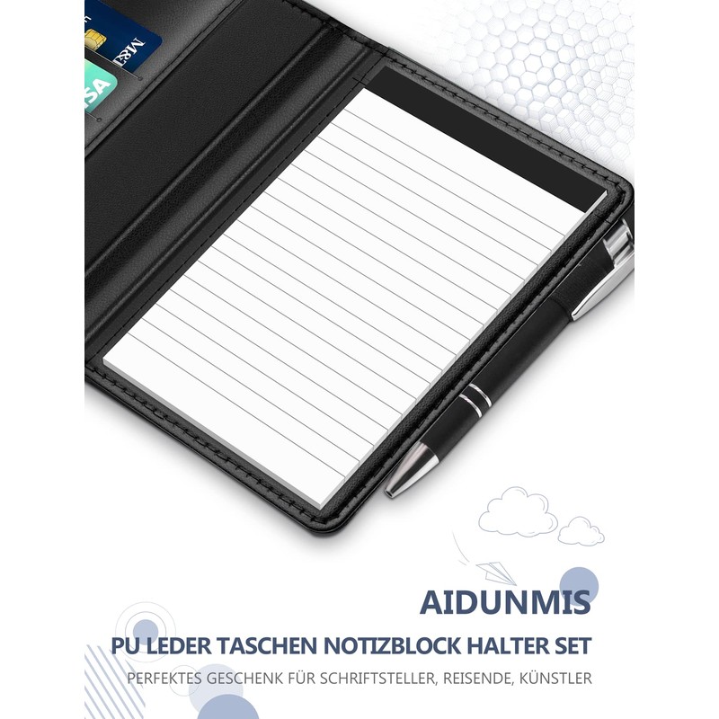 Mini Notepad Holder Set A6 10 Pieces Small Notepad Holder