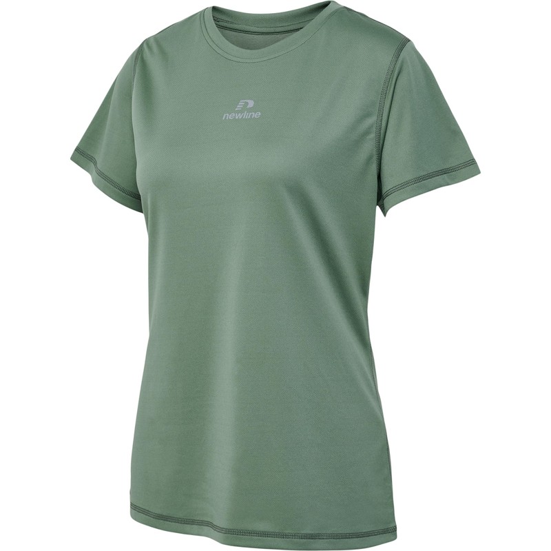 newline Women's nwlBEAT Poly Tee Woman T-Shirt, Laurel Wreath, M
