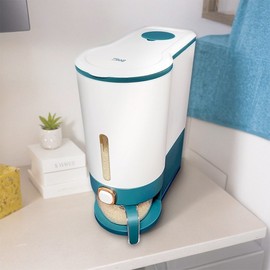 Hello Jane Royal 10kg Push-Button Measuring Rice Dispenser Green