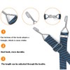 2 Pack 1M/2M Bungee Cords with Hook Adjustable Flat Bungee