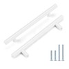 Probrico 15 Pack| White Kitchen Cabinet Pulls 5 Inch Euro