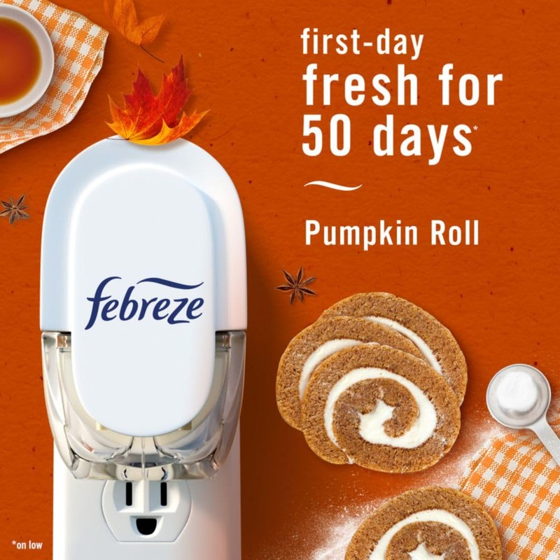 Febreze Plug In Air Freshener, Odor-Fighting Scented Oil Refill, Air