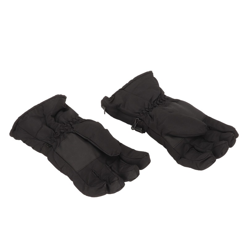 Electric Heated Gloves 3 Temperature Gears Windproof Double Side Heating