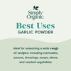Simply Organic Garlic Powder, 3.64-Ounce Jar, Pure A-Grade Organic Garlic,