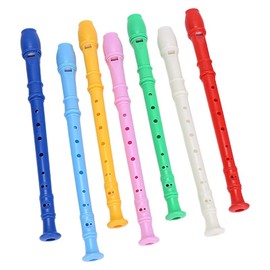 SAFIGLE Soprano Recorder Instrument 7pcs Kids Students German Style C Key Soprano Recorder 8 Holes with Cleaning Rods for Beginners