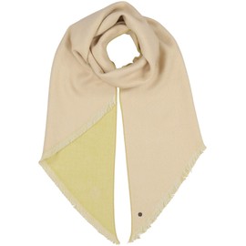 FRAAS Women's Cashmere Scarf Two-Tone – 45 x 200 cm – Finer Than Cashmere – Perfect for Autumn and Winter – Made in Germany, Cashew