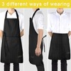 Viedouce 2-Pack of Waterproof Cooking Aprons with Pockets, Adjustable Kitchen