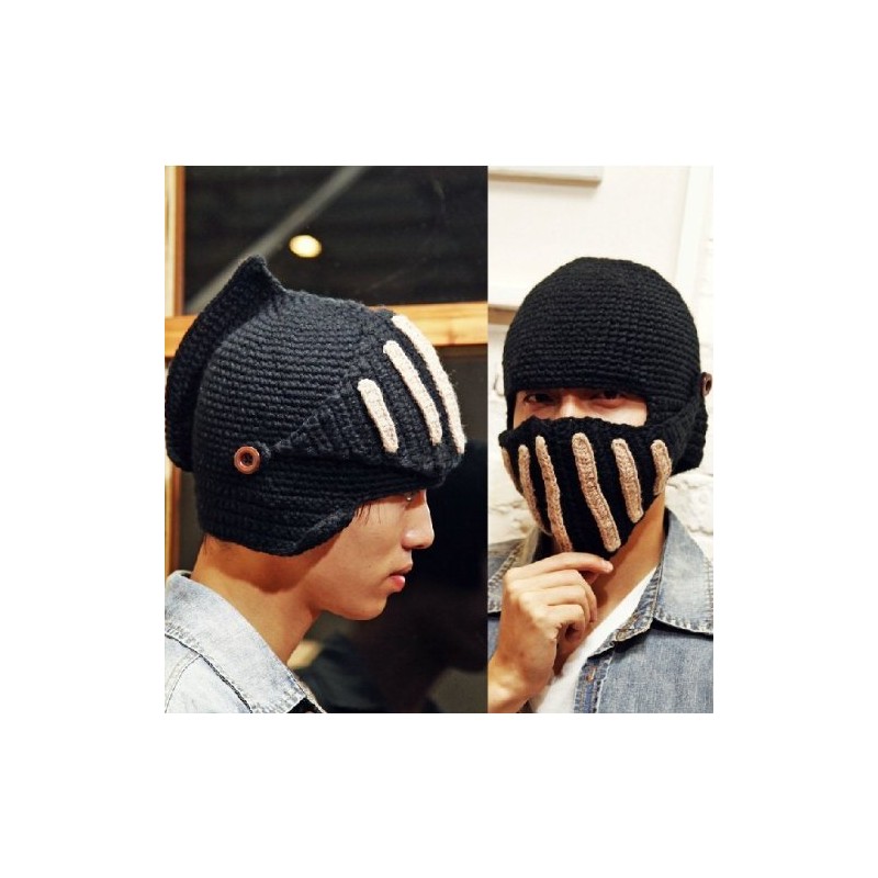 Roman Knights Knit Hat Unisex Knight Knit Cap Knight Helmet
