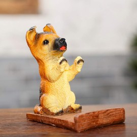 Yooce Puppy Dog Cell Phone Stands Pet Smartphone Holder for Desk Wolf Dog