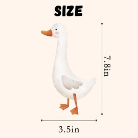 ZAIBIANHAO Goose Wall Decals - Animal Wall Stickersfor Kids Room,Removable Nursery Decor,DIY Cute Geese Playroom Living Room Murals