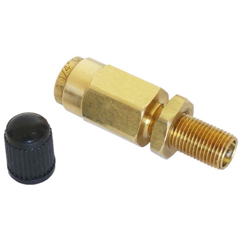 TORQUE Air Inflation Schrader Valve for 1/4" OD Air Line