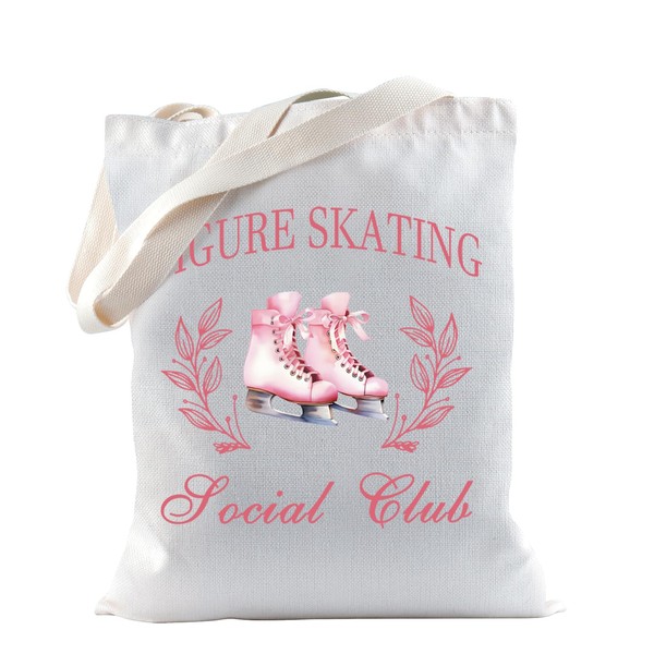 TSOTMO Figure Skating Gift Ice Skating Practice Gifts Tote Bag