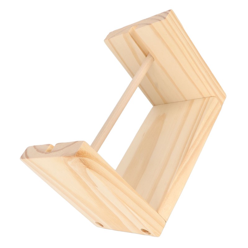 Horizontal Yarn Holder 20cm Spindle Length Increase Speed DIY Wooden